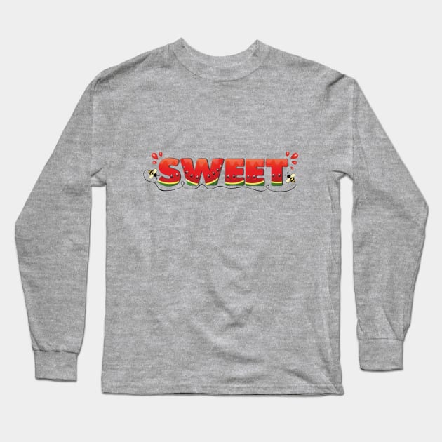 Sweet watermelon Long Sleeve T-Shirt by Frenzy Fox